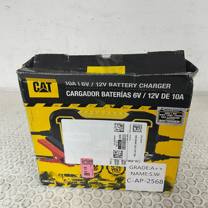 CAT CBC10 Professional 10 Amp Battery Charger Maintainer 6V/12V AGM GEL Lithium