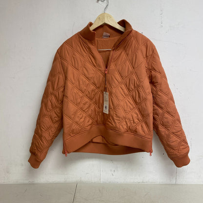 Calia Women's Quilted 1/2 Zip Pullover Apricot Aura WAX33055