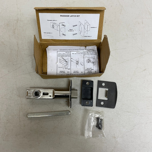 SIGNATURE HARDWARE PASSAGE 2-3/4" LATCH SET-DARK BRONZE