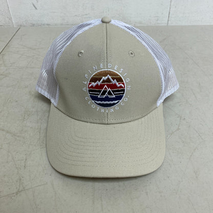 Alpine Design Men's AD Circle Patch Trucker/Mesh Hat Sand One Size OSFA ADM14702