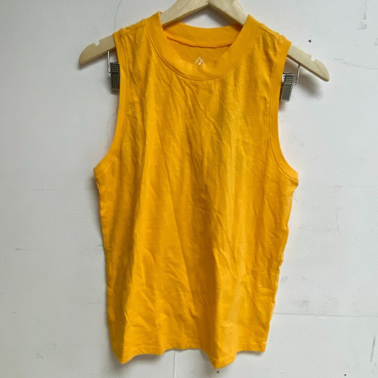 Alpine Design Womens W AD Slub Tank Orange Solid Sleeveless Stylish ADW13100