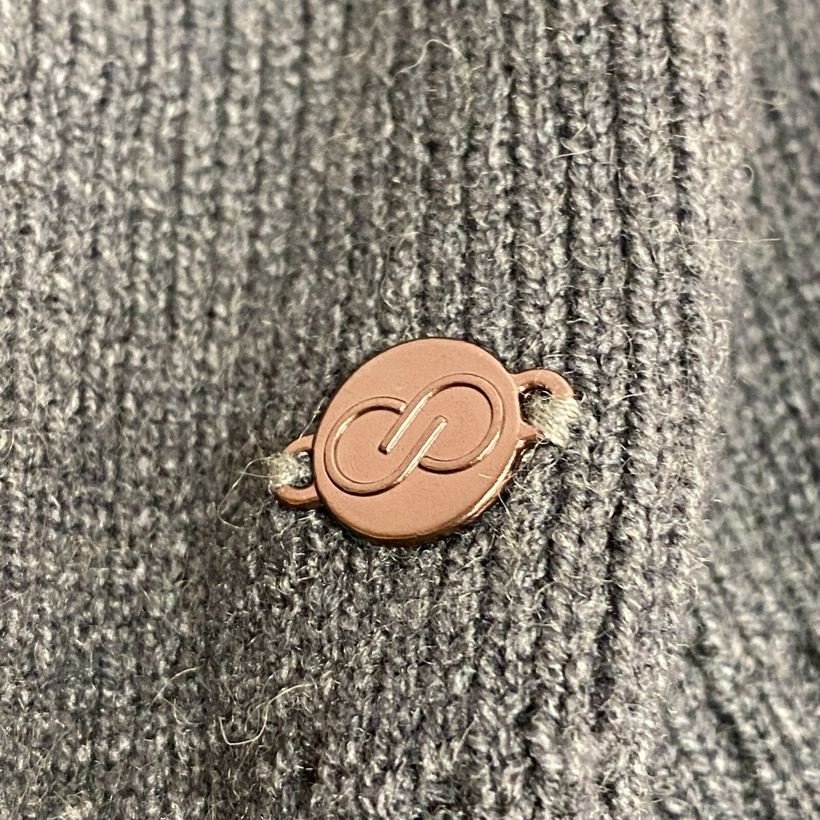 Calia Womens Slouch Beanie W/ Faux Fur Pom Beanie Heather NWT Grey CAC2202