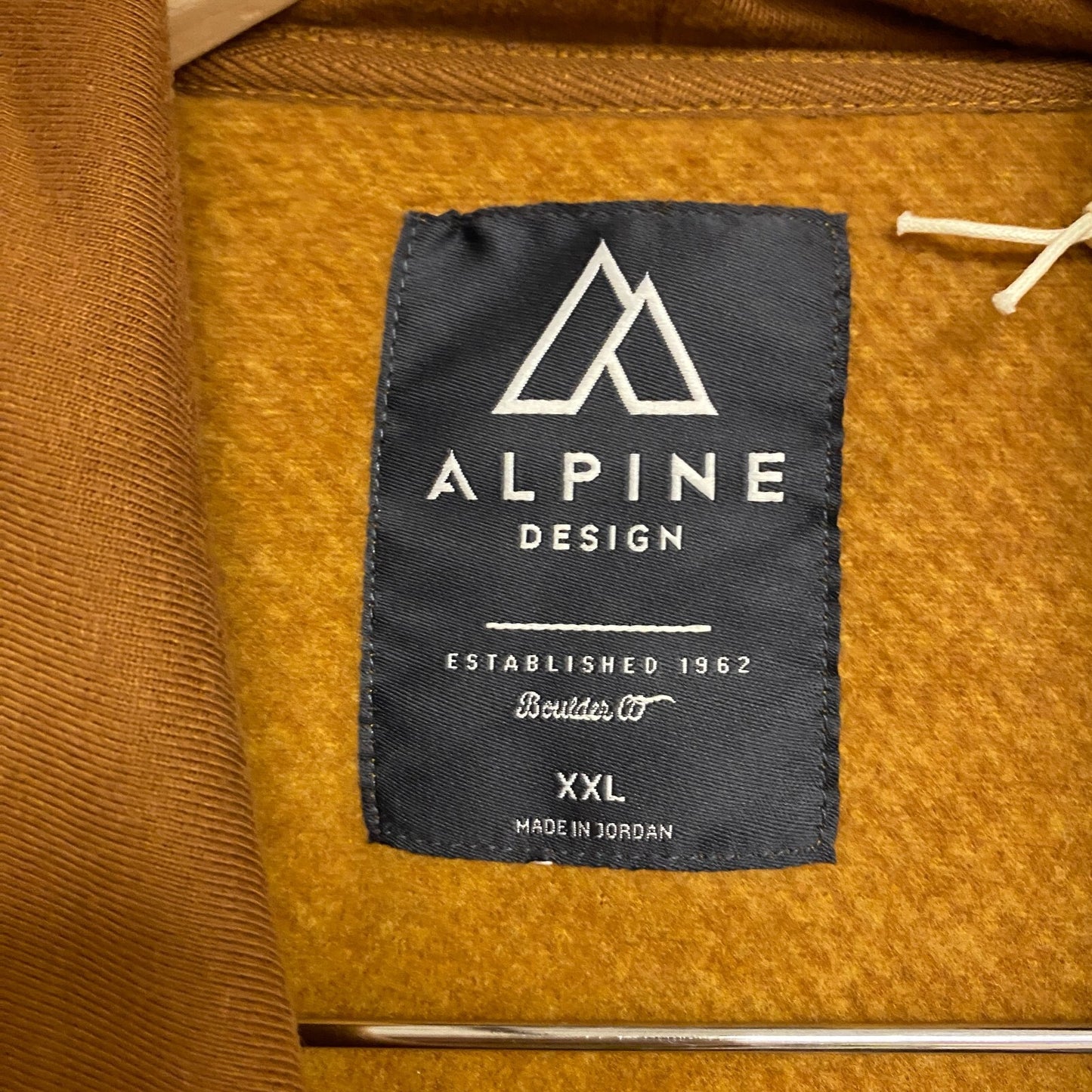 Alpine Design Men's AD M Wonderful Hoodie - Twill Gold/Workwear Brown ADM2302P