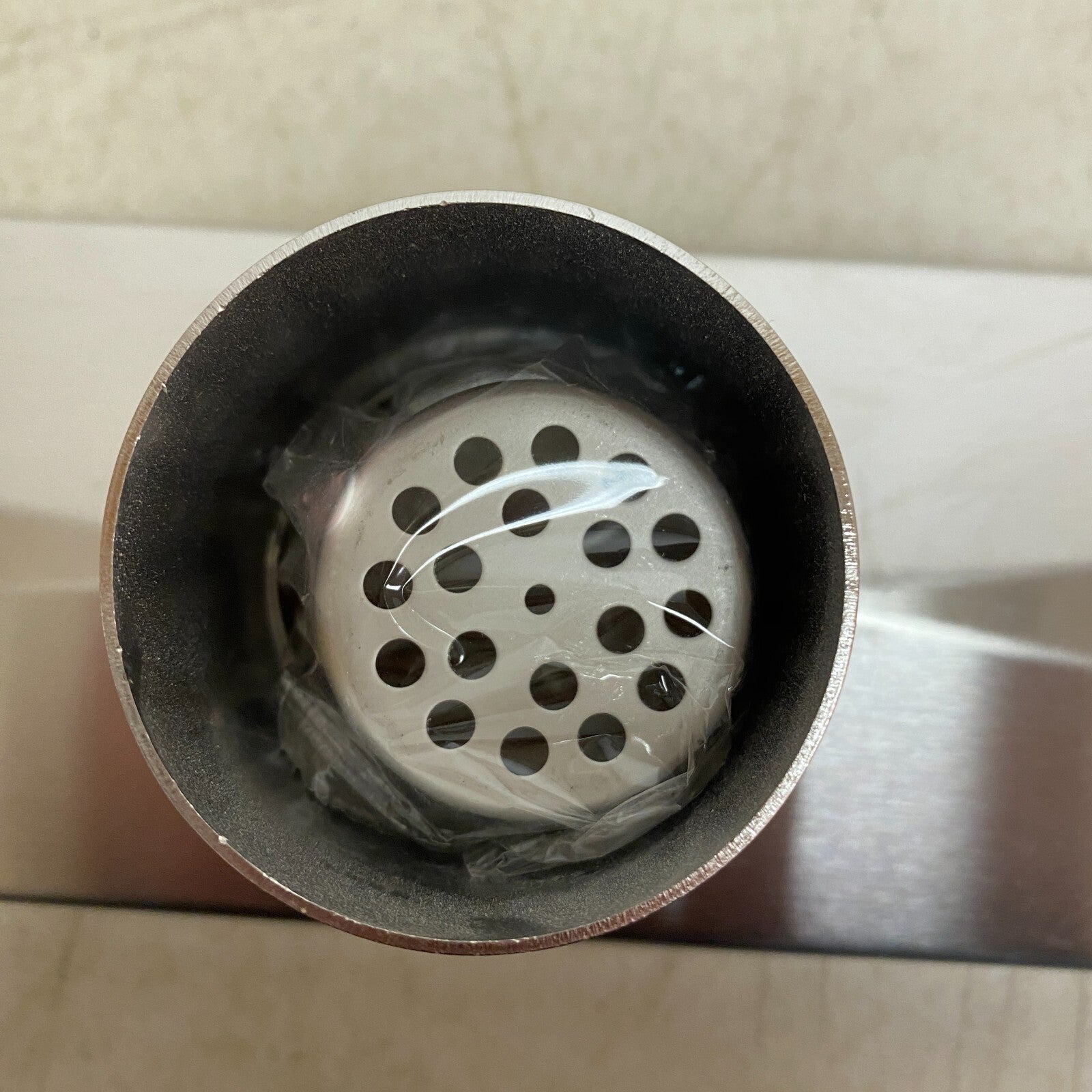 Signature Hardware 28" Cohen Linear Tile-In Shower Drain - Brushed Stainless S..