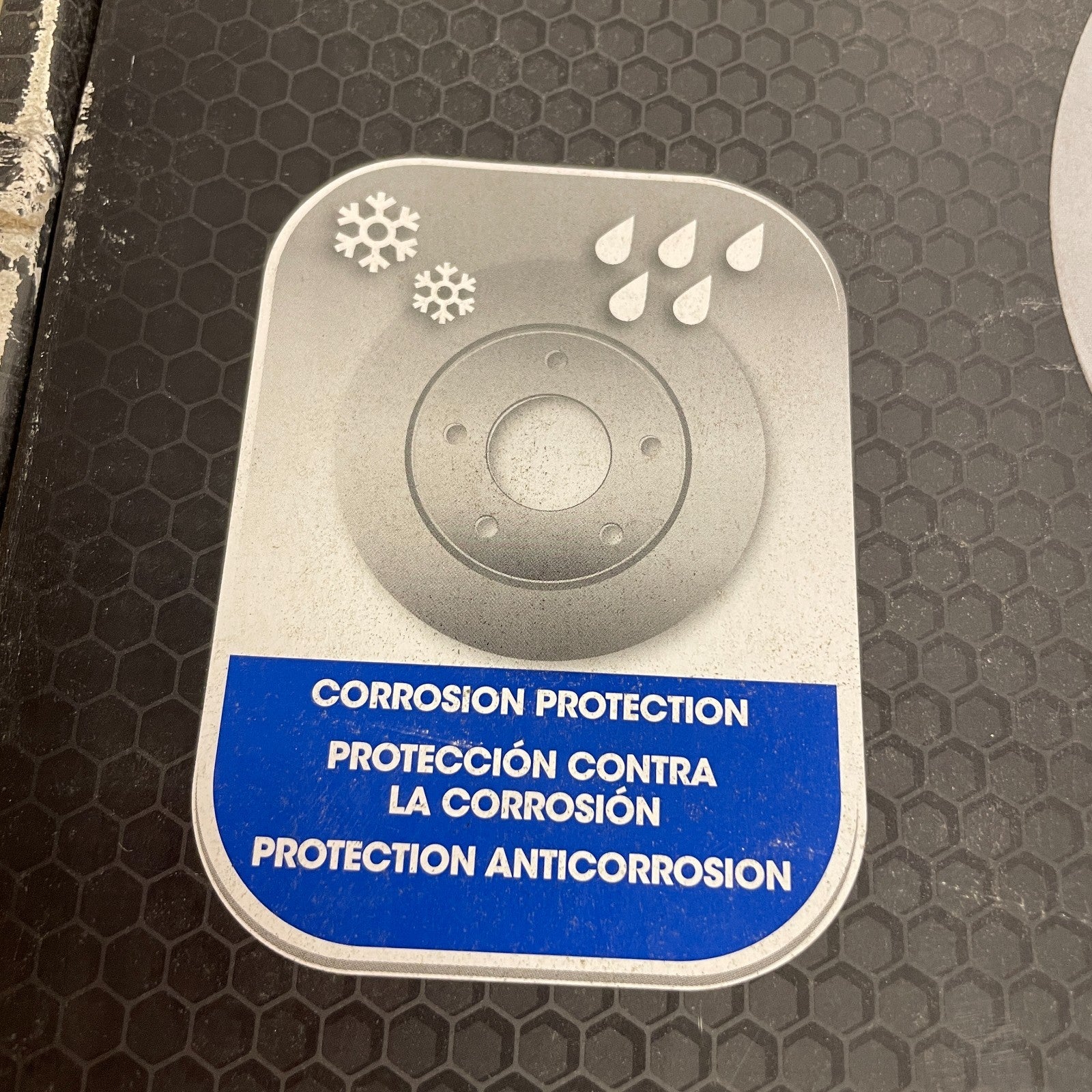 Carquest YH145708C Rear Brake Rotor 316mm Solid Non-Coated