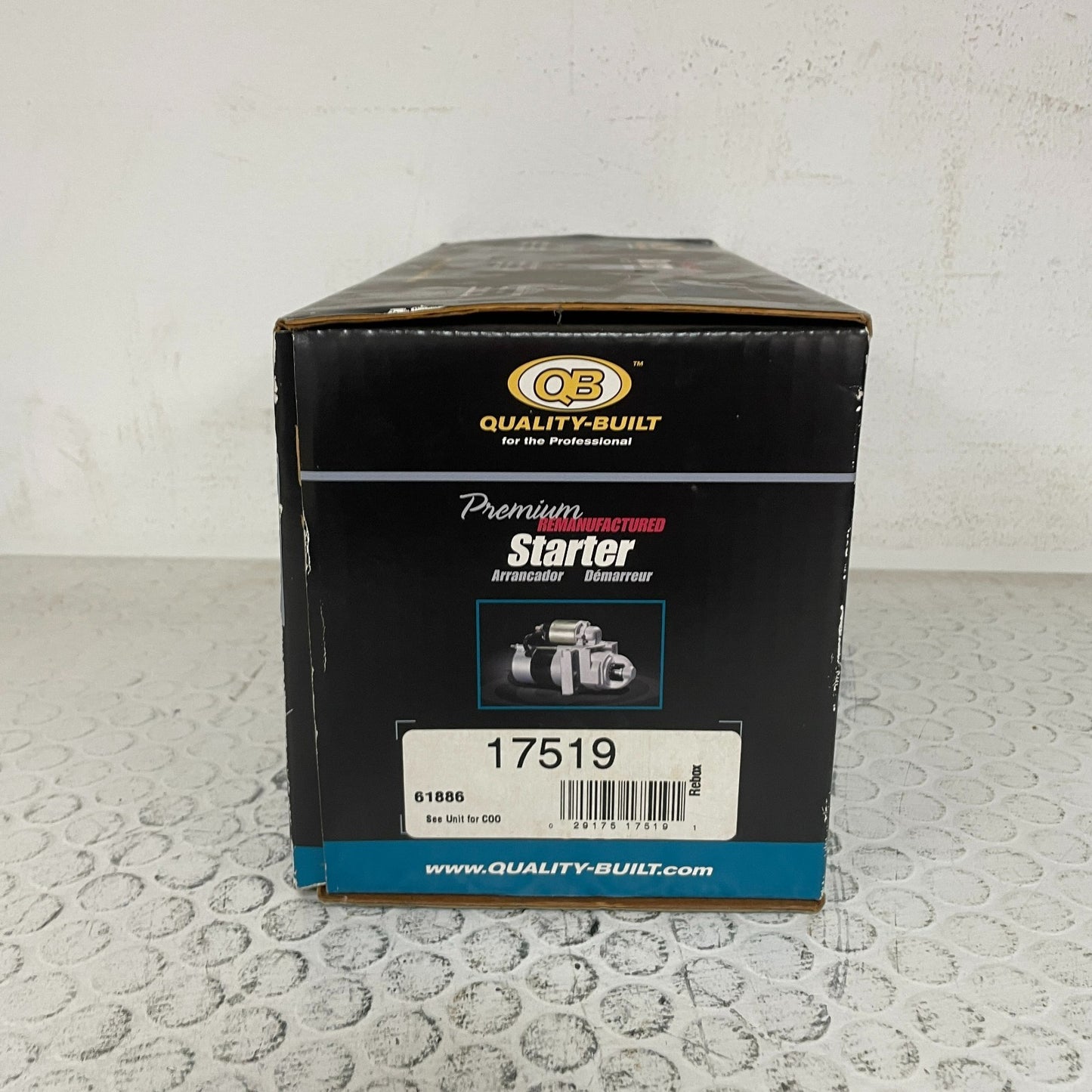 Quality-Built 17519 Remanufactured Starter Motor 12V