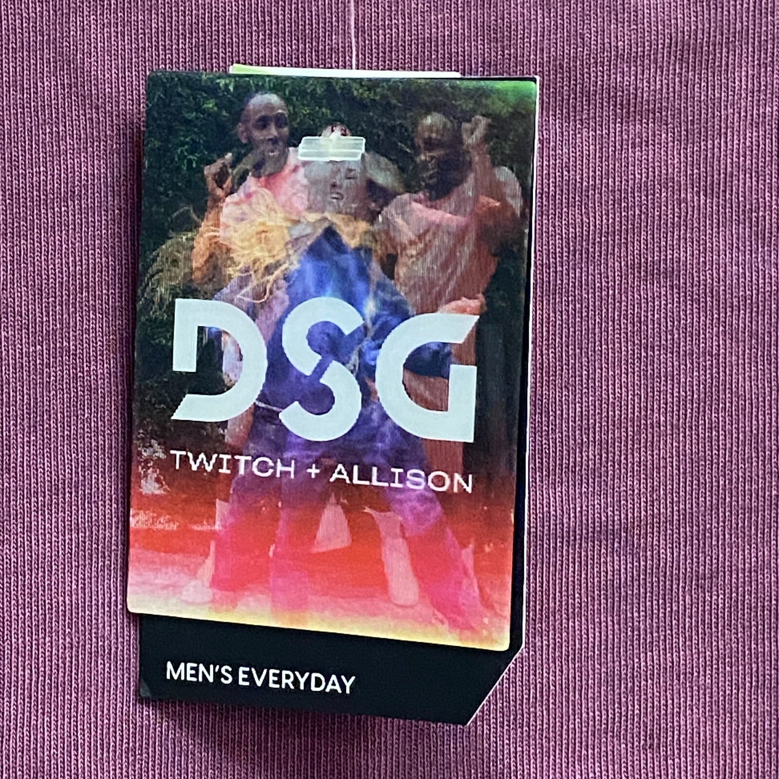 DSG TWITCH +ALLISON Men's Everyday Heavyweight Cotton Jersey Muscle Vibrant Plum