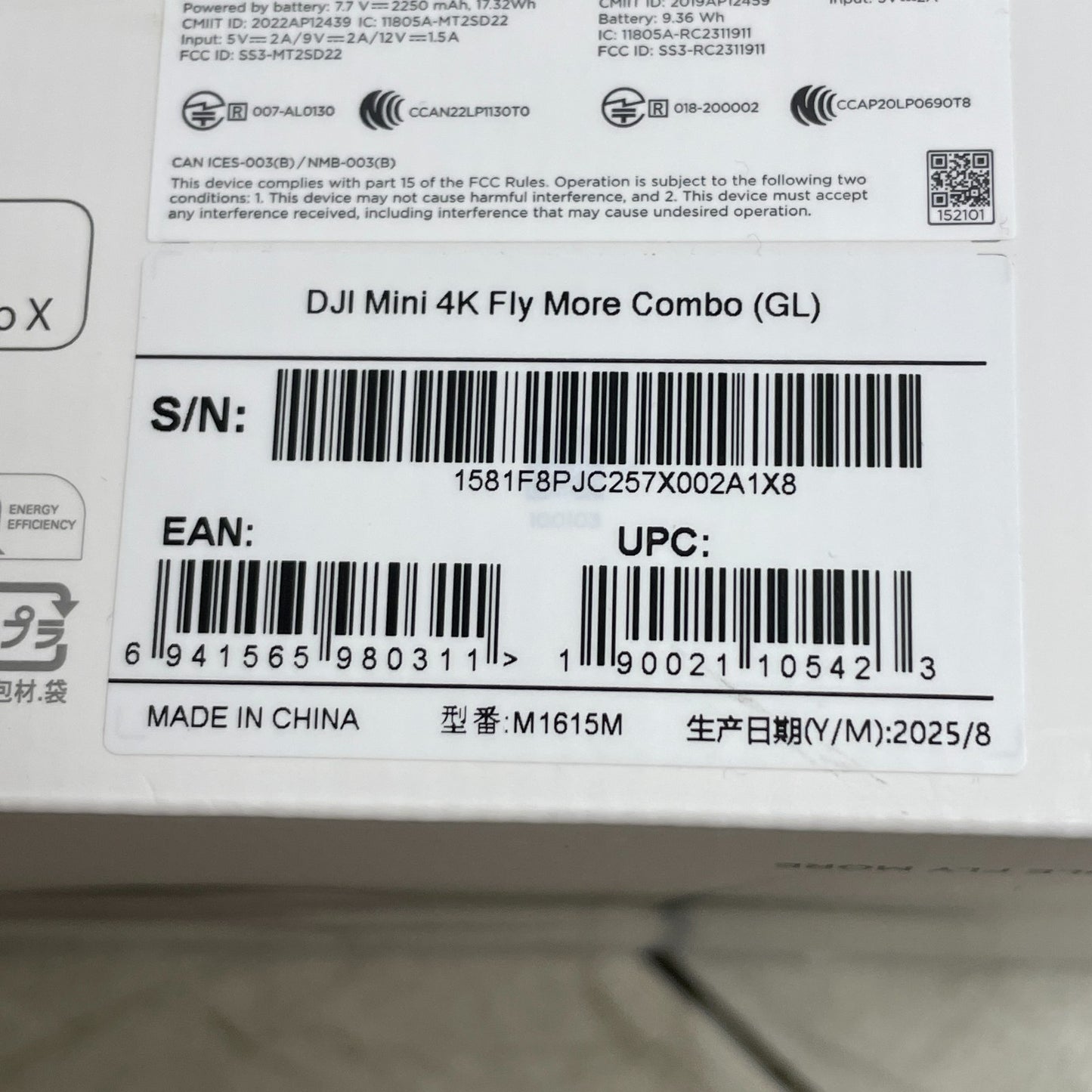 DJI Mini 4K Fly More Combo Drone 4K UHD Camera Under 249g 3-Batteries QuickShots