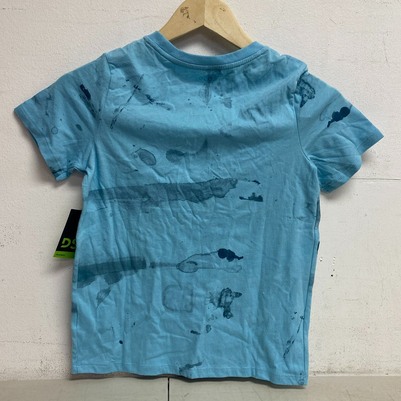 DSG Boys Printed Cotton Graphic Tee Stain Dye Capri Ocean Short Sleeve DAB22100