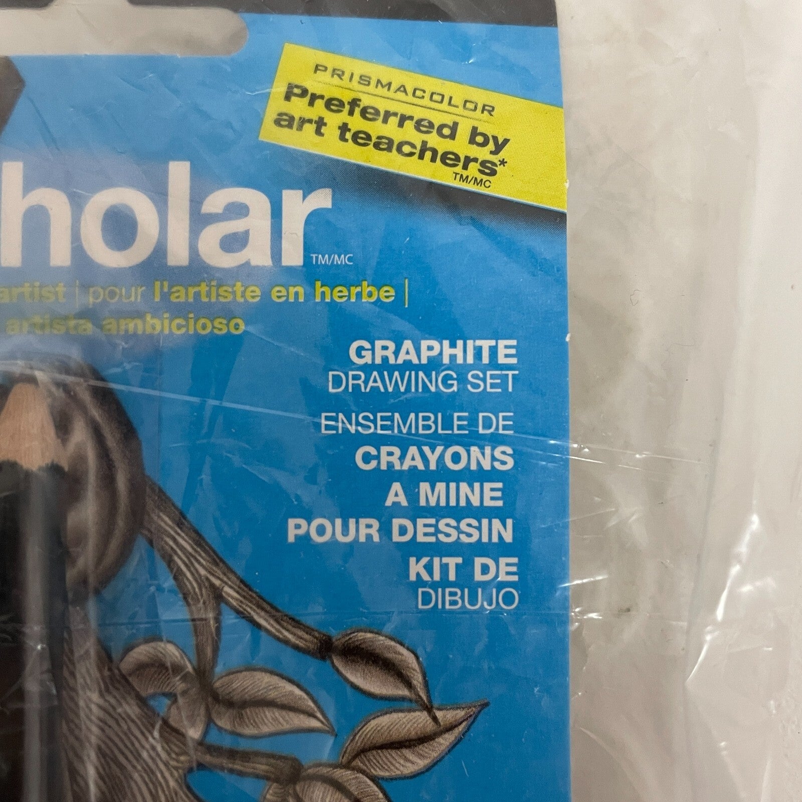 Prismacolor Scholar Graphite Pencil Drawing Set 6 Packs- 24 Pencils & 6 Eraser