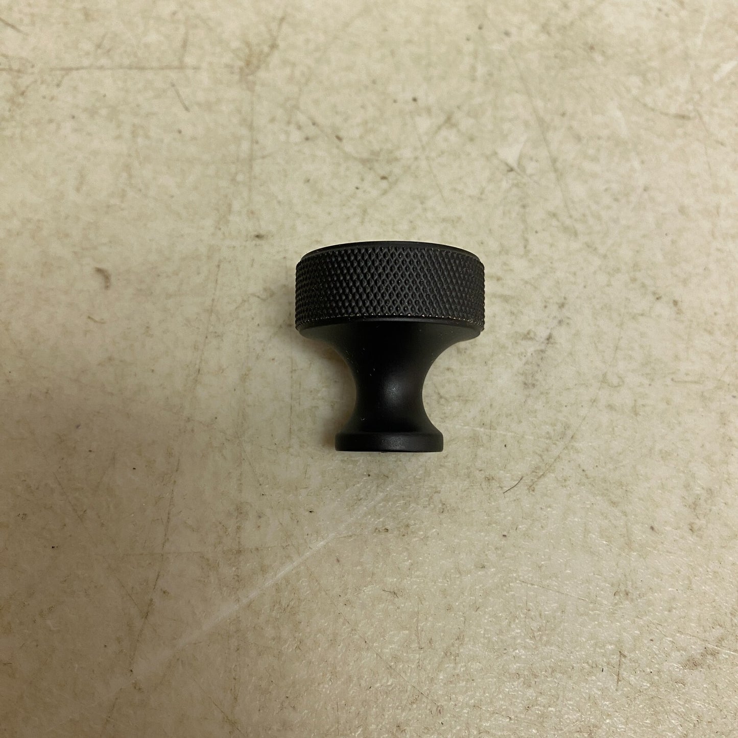 Signature Hardware Arles Knurled Brass Cabinet Knob - Black , EH5471.11/4.BLK