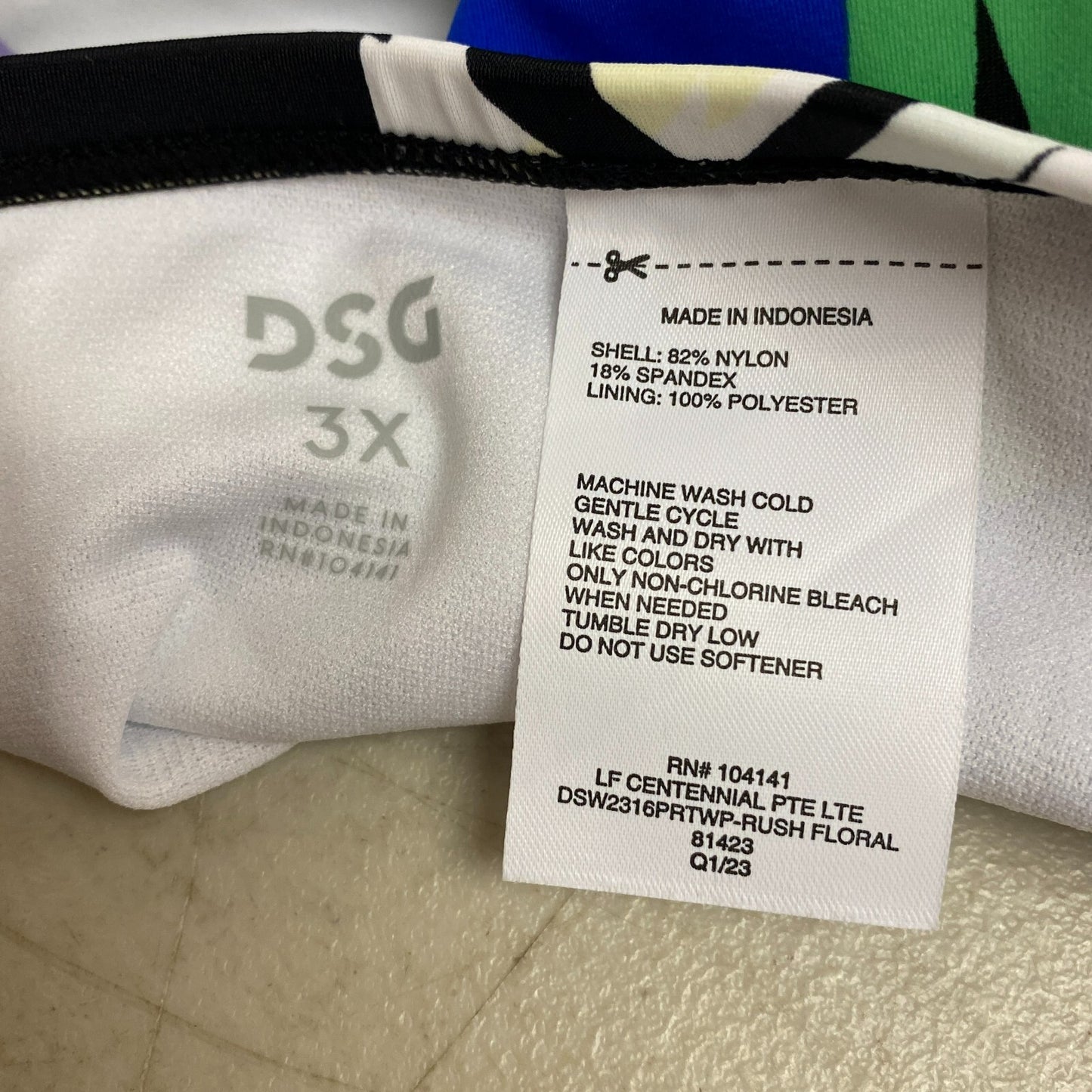 DSG Women's Nell Printed Bottom Rush Floral Summer Stylish Trendy DSW2316PRTWP