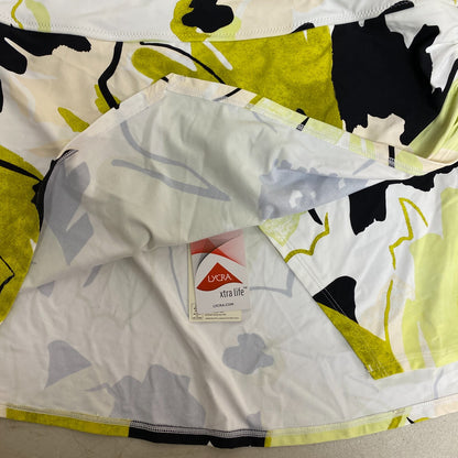 Calia Women's Swim Collection High Rise Floral Skirt Green Multi WSA22413PRT