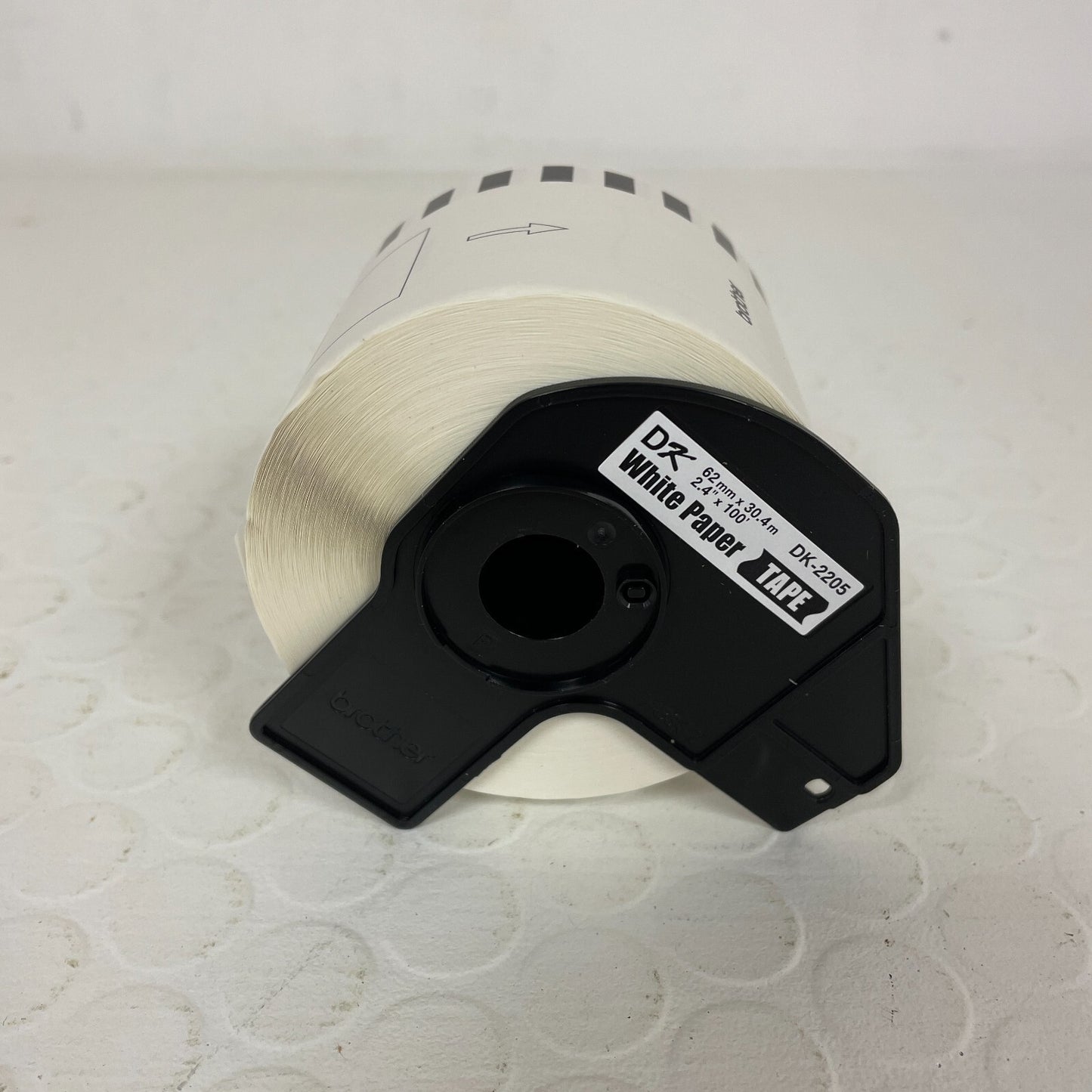 DK-2205 62mm x 30.4cm or 2.4" x 100' Continuous Paper Label Tape for Brother QL
