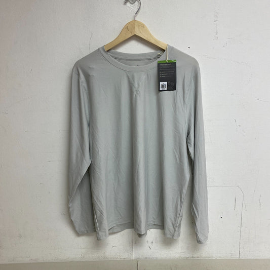 Alpine Design Mens Basic Active Long Sleeve Tee Light Grey Heather ADM23205 New