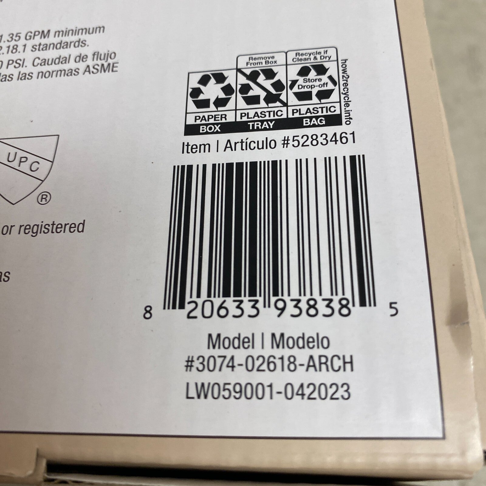 allen + roth Nevis 6-Settings Chrome 5-in Round Dual/Combo Shower Head 1.8 GPM