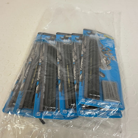 Prismacolor Scholar Graphite Pencil Drawing Set 6 Packs- 24 Pencils & 6 Eraser