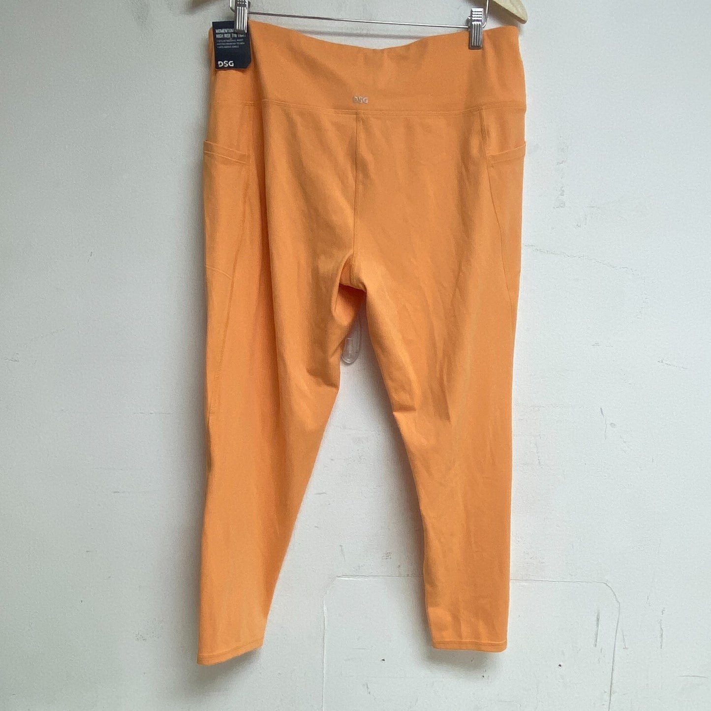 DSG Women's Momentum High Rise 7/8 Tight  Legging Ankle Light Orange DAW12306