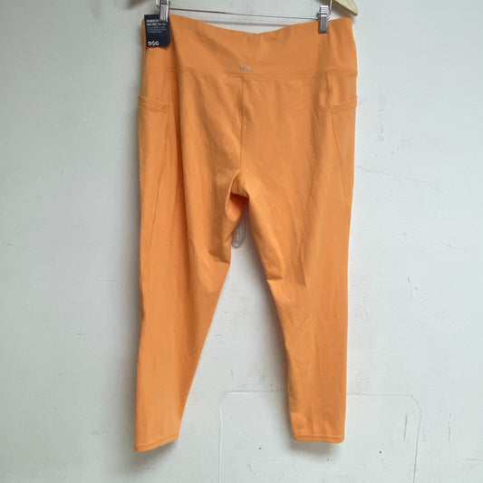 DSG Women's Momentum High Rise 7/8 Tight  Legging Ankle Light Orange DAW12306