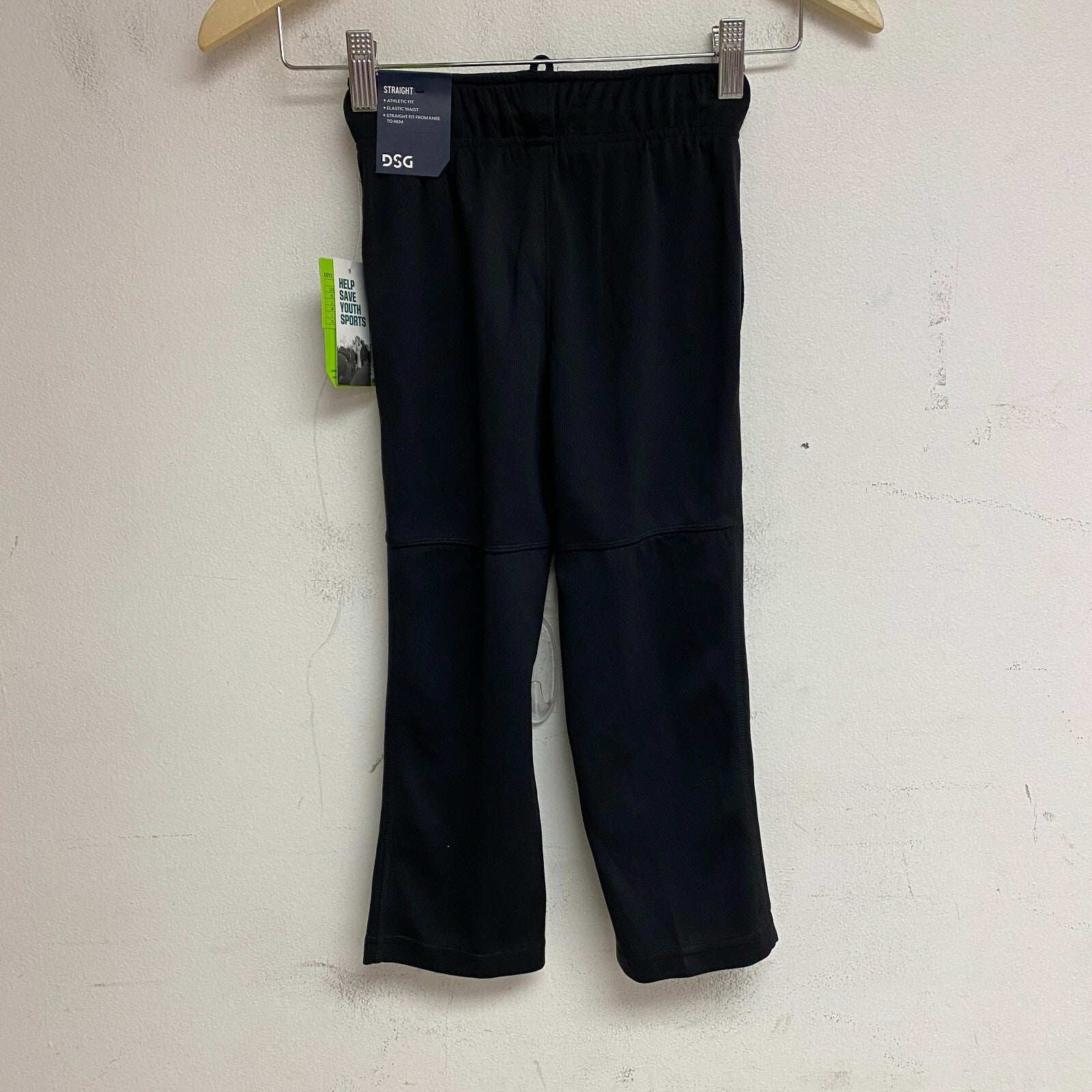 DSG Boys Mesh Training Pant Pure BLack Solid DAB11105