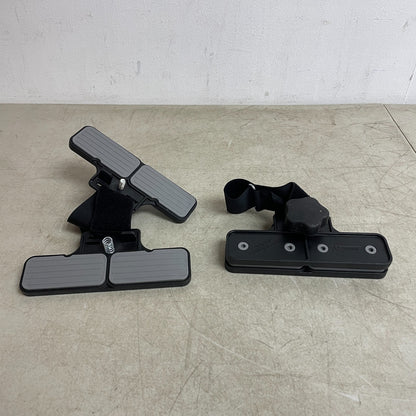 Camco RV Awning De-Flapper Max 2-Pack Black Fabric Clamps Model 42251