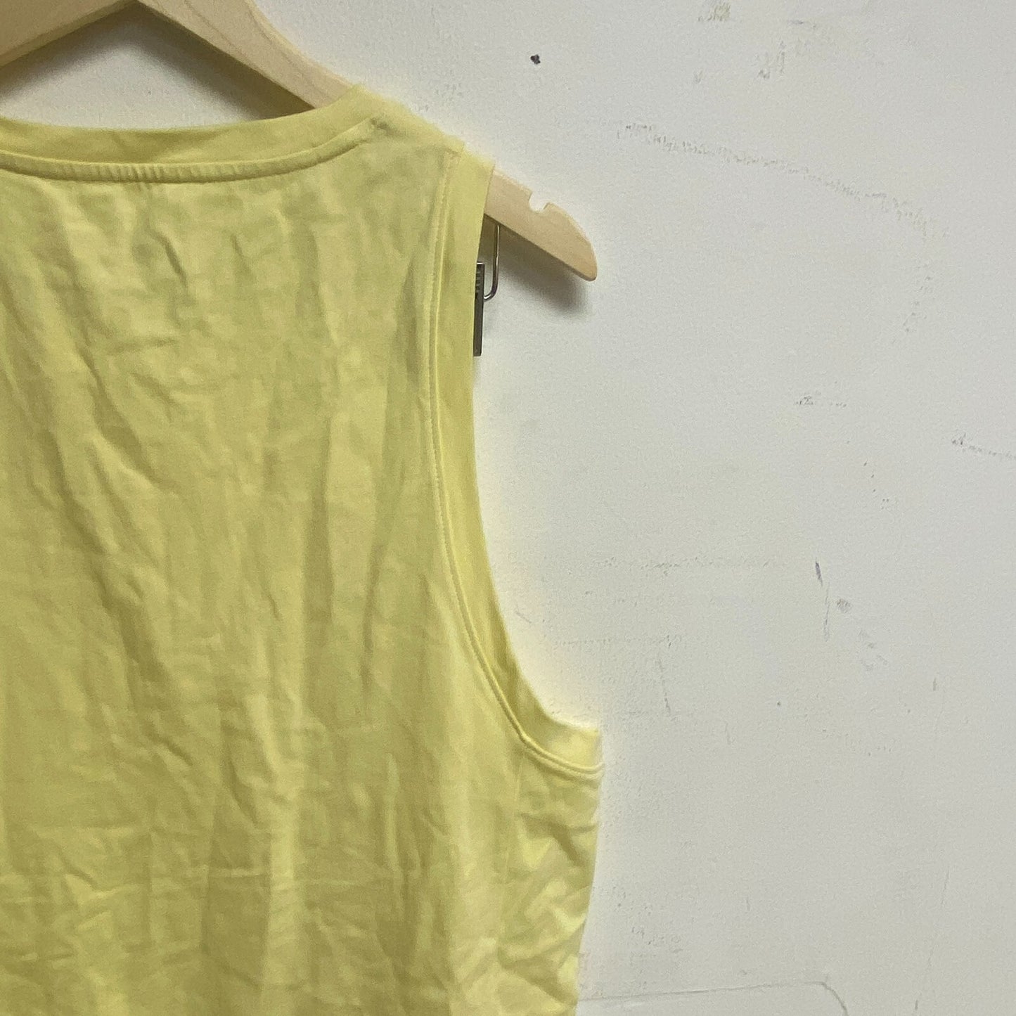 DSG X TWITCH + ALLISON Mens Zip Tank Sunny Yellow Top Solid Shirt BOSSM12104