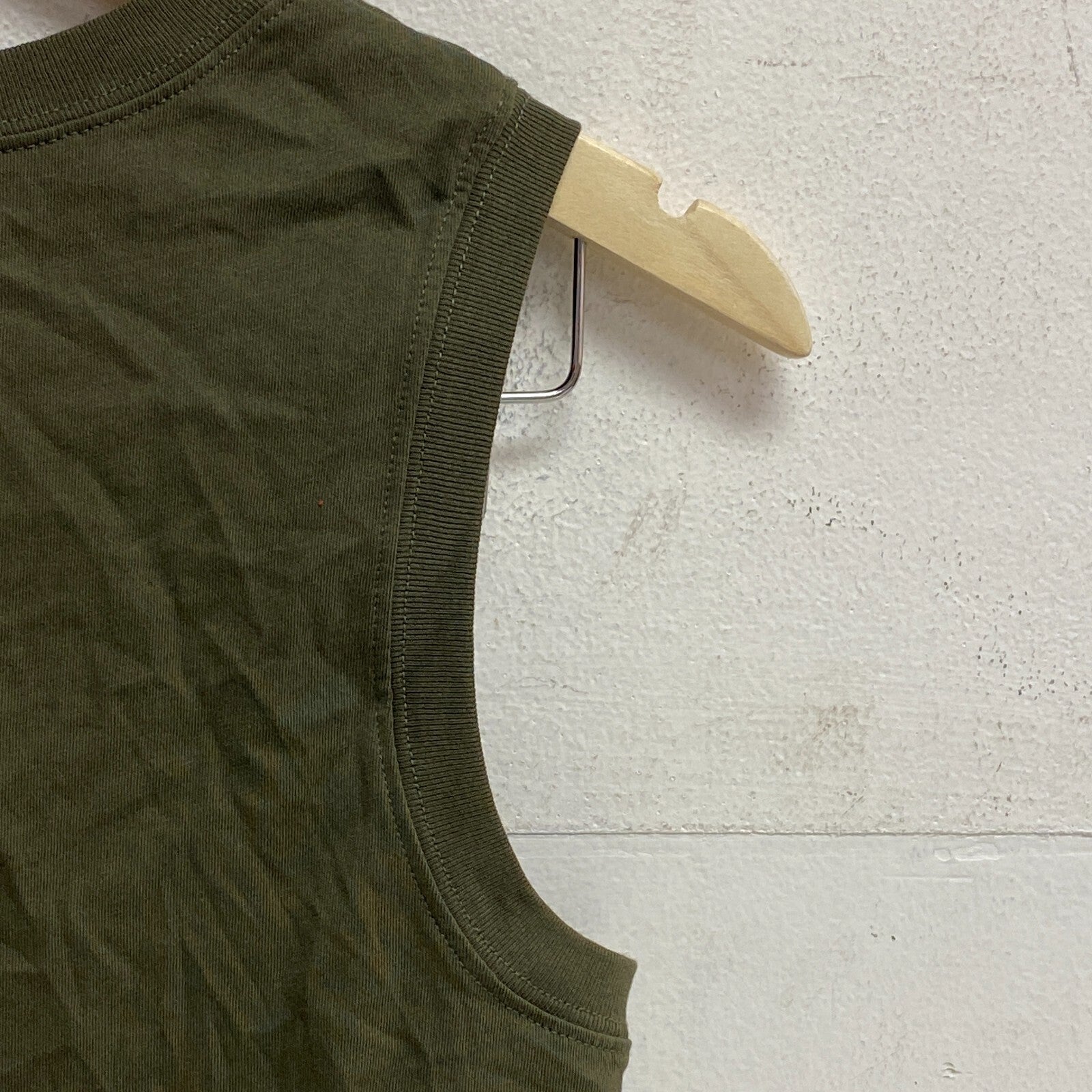 DSG Women's Everyday Relaxed Cotton Muscle Tank Inky Olive DAW131000 New