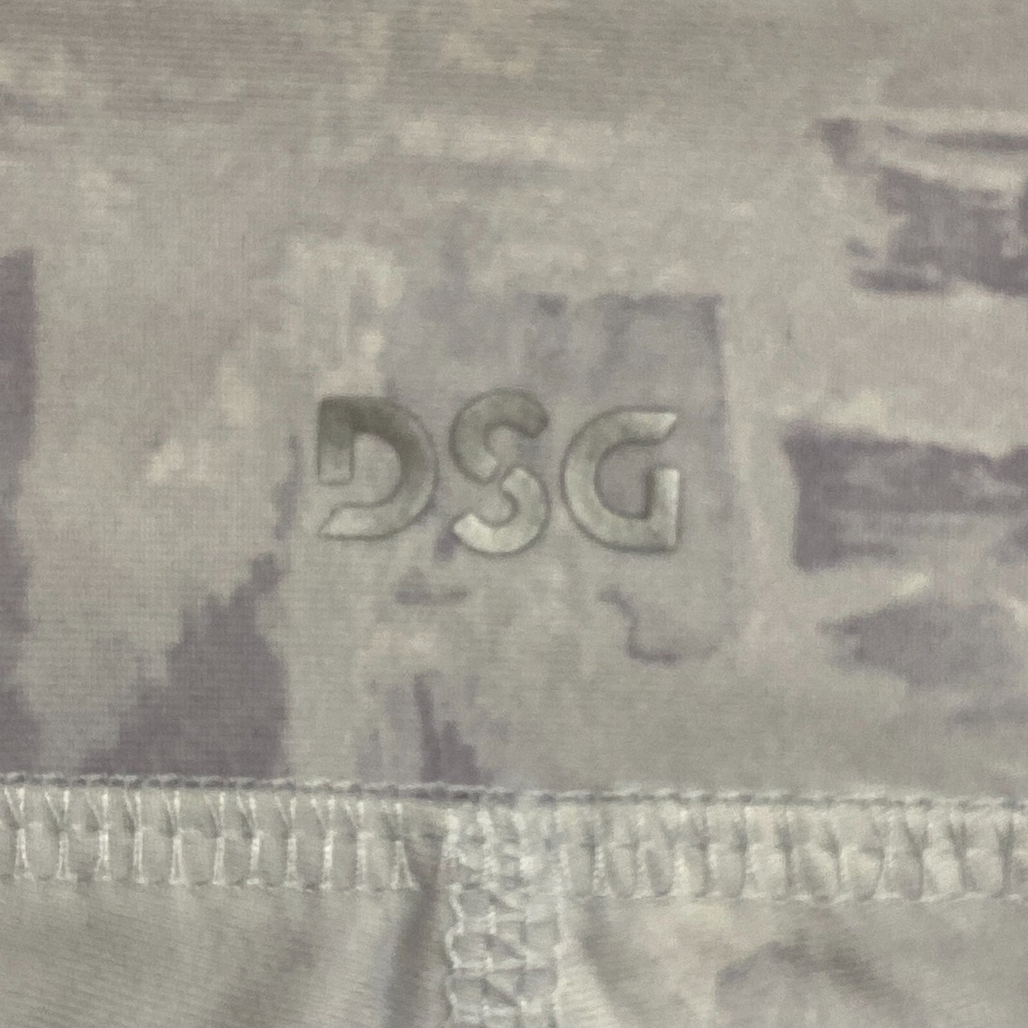 DSG Girls Performance Crossover Front Ankle Waist 7/8 Tight PRT Torn Camo Grey