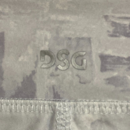 DSG Girls Performance Crossover Front Ankle Waist 7/8 Tight PRT Torn Camo Grey