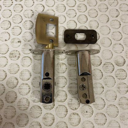 Signature Hardware Passage Lock 2-3/8" Antique Brass