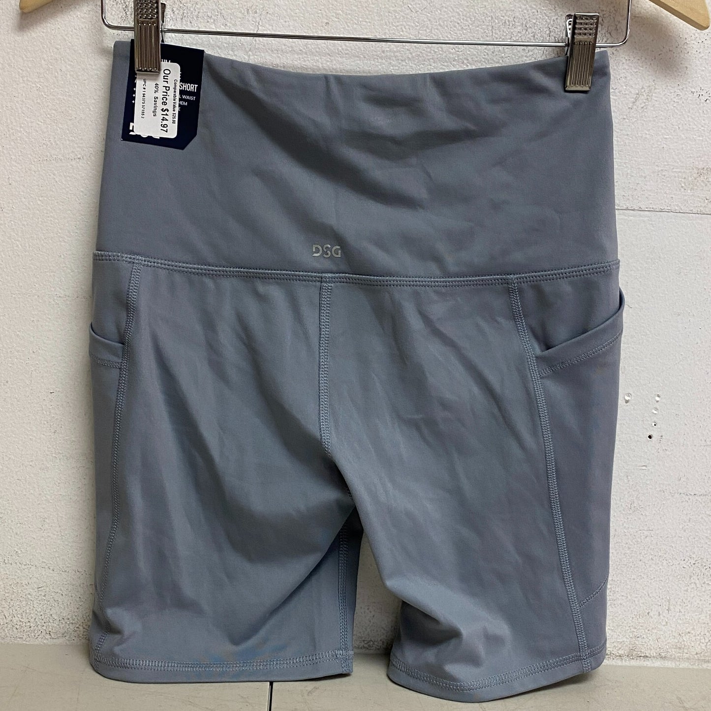 DSG  Women's 7 in Momentum Ultra High Rise Bike Short Wet Cement DAW12302