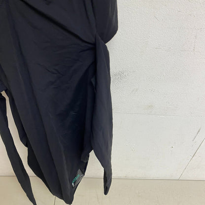 Calia Women's Tie Front One Piece Swim Suit Pure Black WSA22101