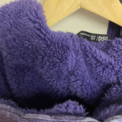 DSG Boys Insulated Puffer Jacket PRT Midnight Purple DOT Camouflage DOG23501PRTA