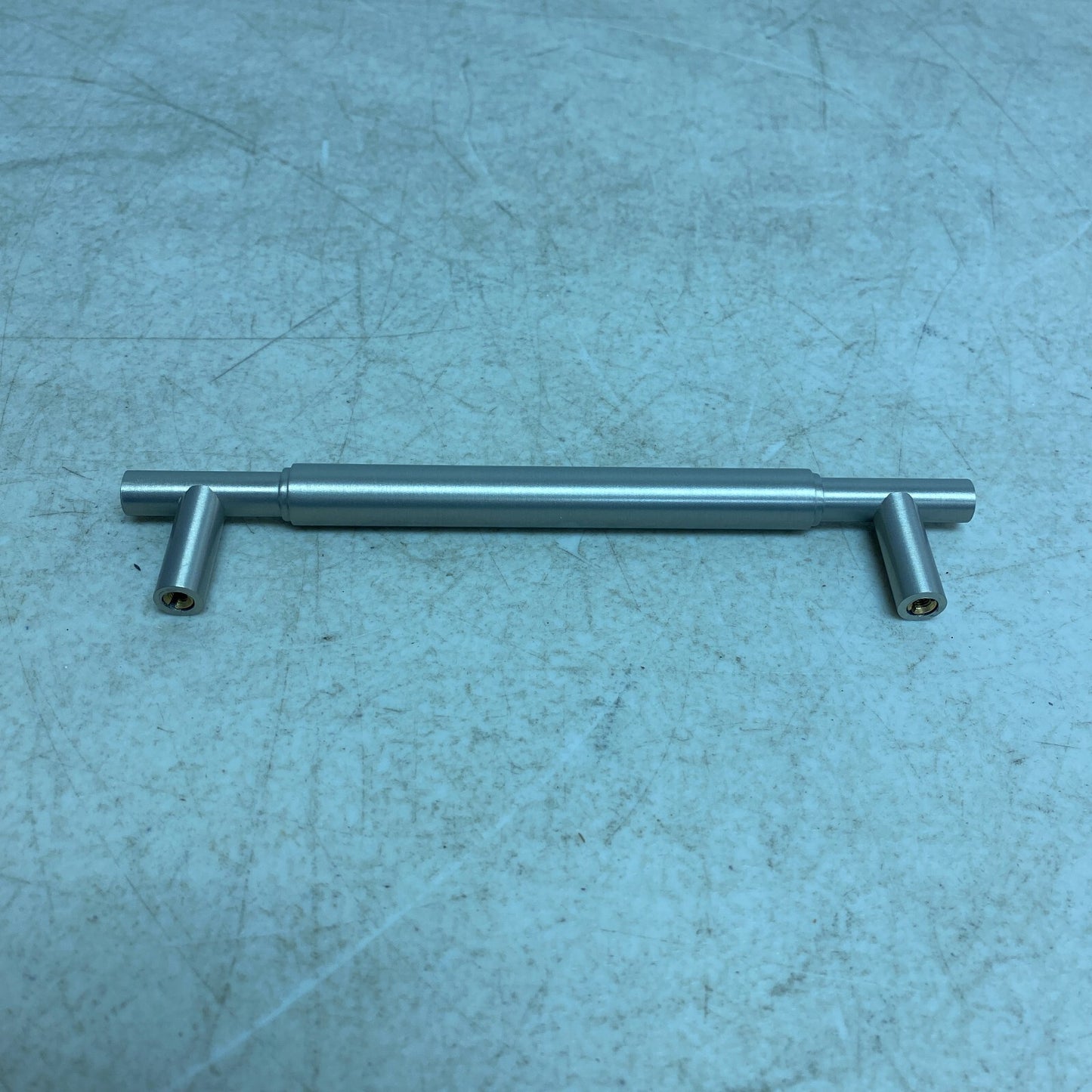 Signature Hardware 6" Colmar Solid Brass Cabinet Pull - Brushed Nickel