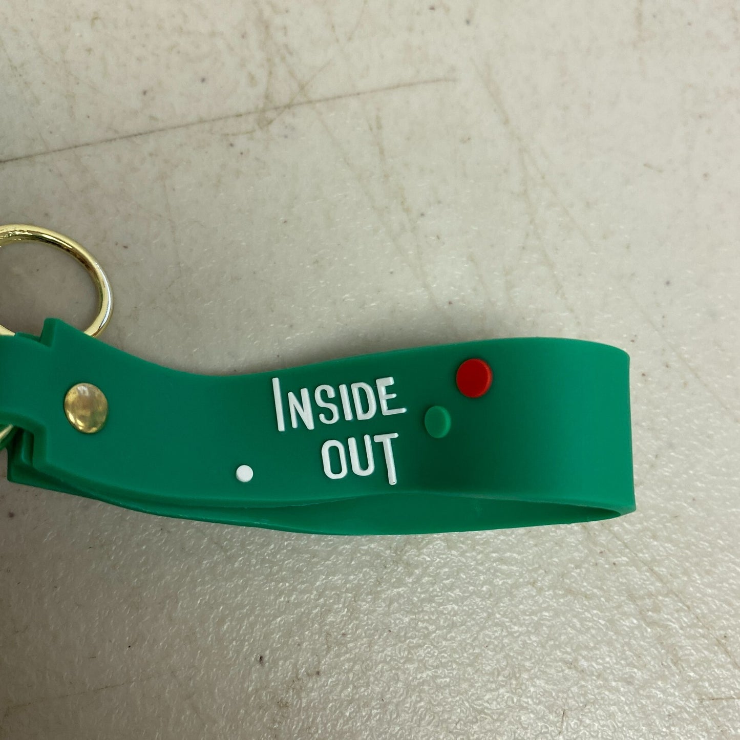 Assorted Silicone Inside out Keychain Disgust Accessory