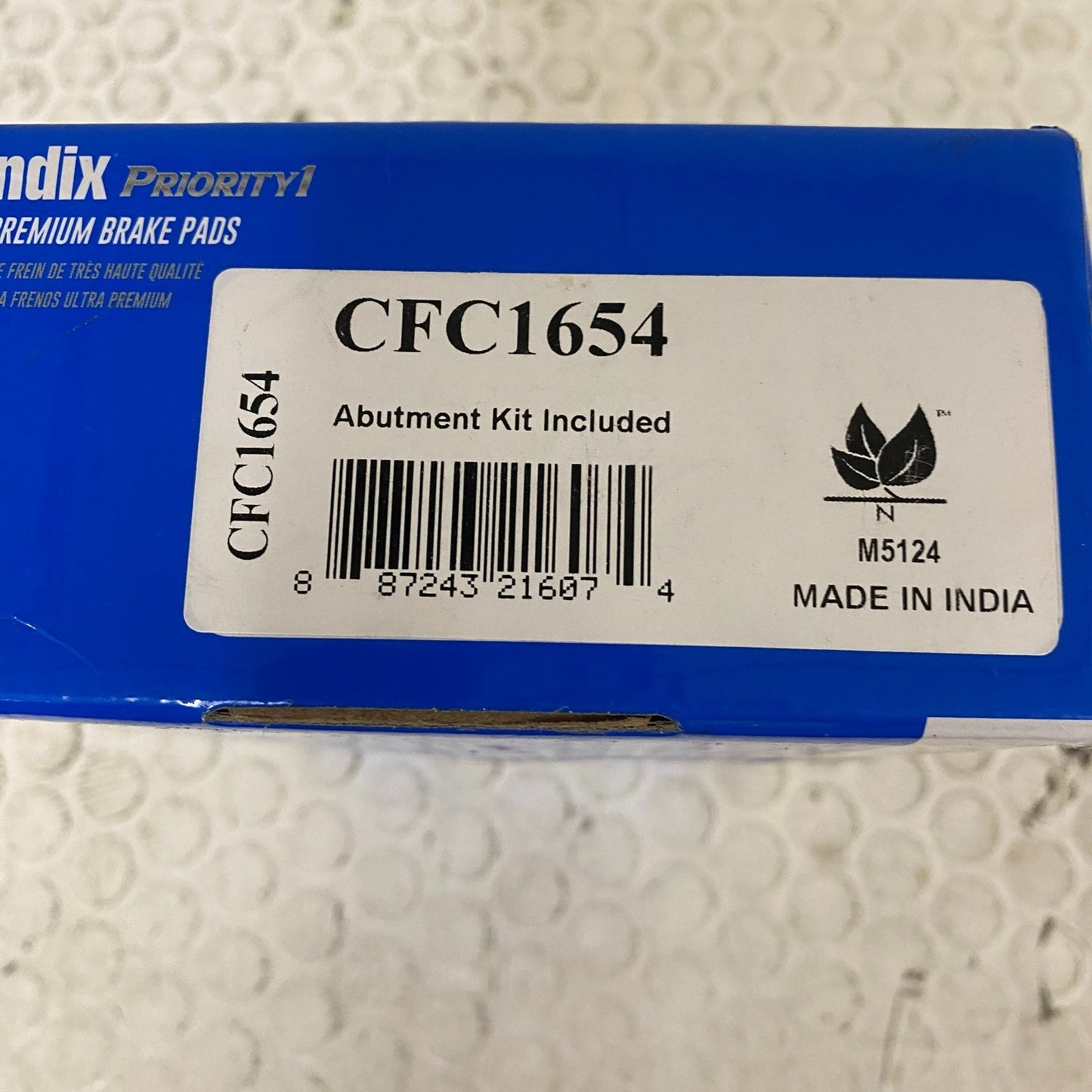 Bendix Priority1 CFC1654 Ceramic Front Brake Pads for Honda Accord 2013-2022