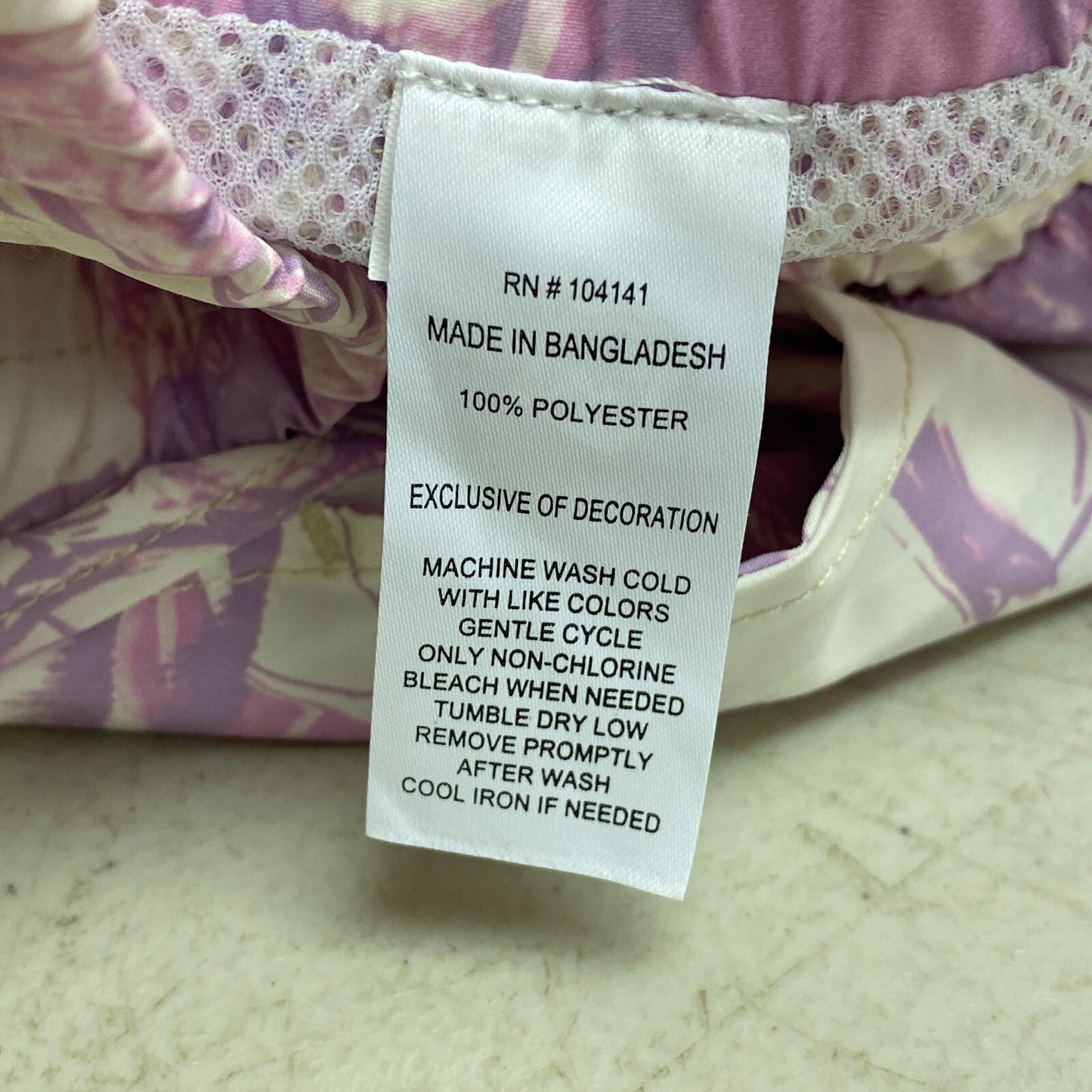 Alpine Design Women's Large Elastic Waist Woven Shorts Orchid Floral ADW13805P