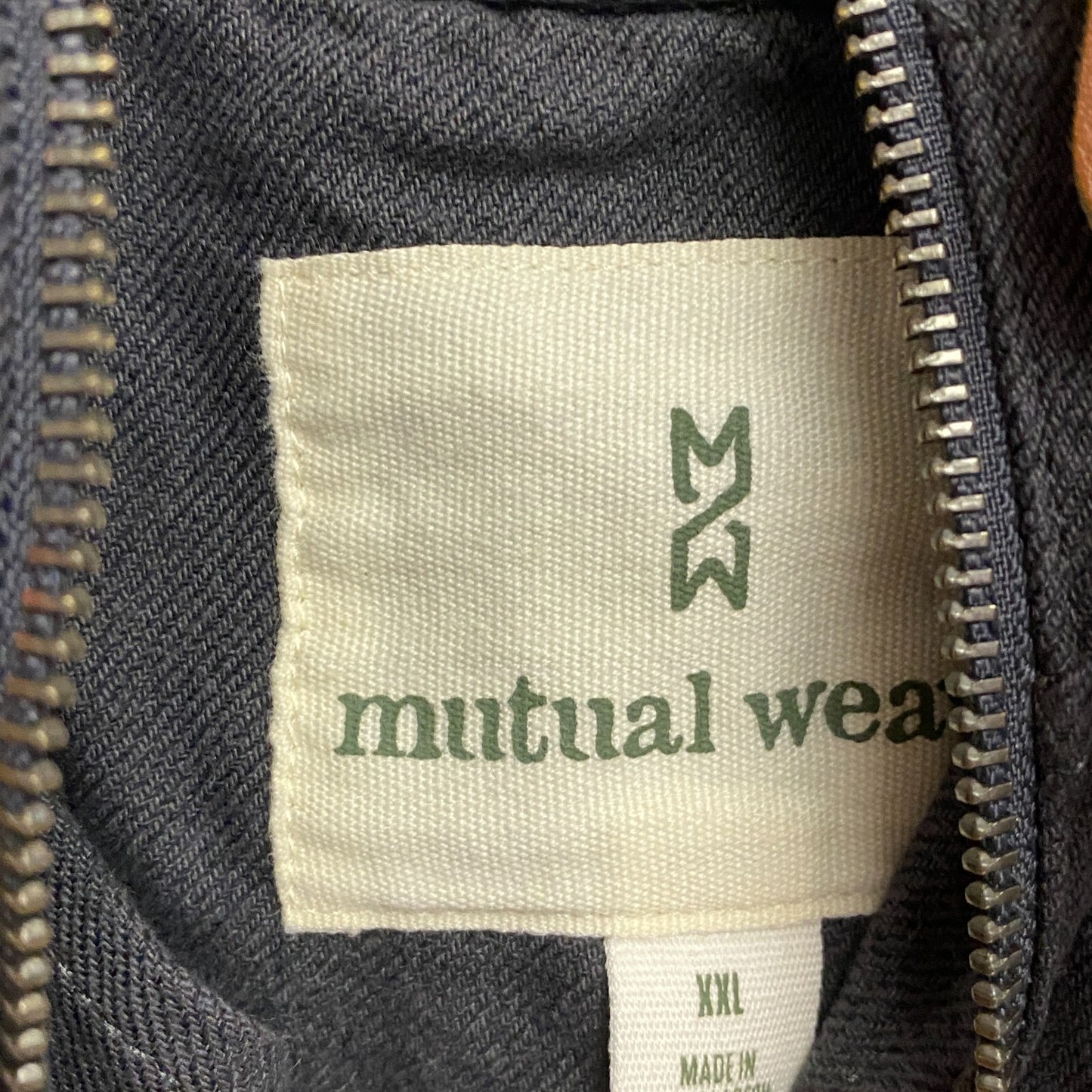 Mutual Weave Men's mid-weight Shirt Jacket Size XXL Color Black Iron Marl