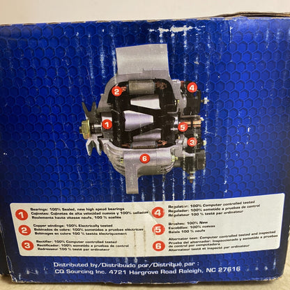 Carquest Premium 130 Amp Reman Alternator 7761‑P57A Ford Trucks & Vans