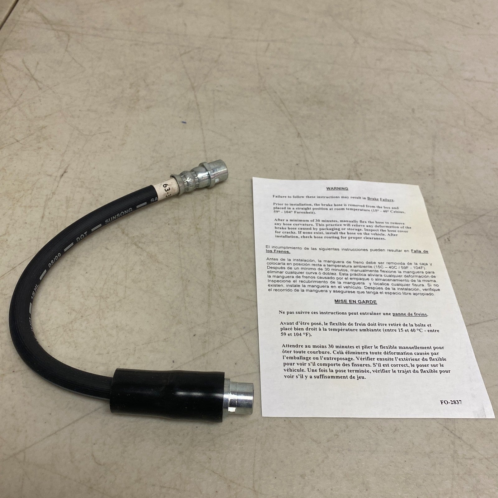 Carquest Premium Brake Hydraulic Hose Assembly BHA380451