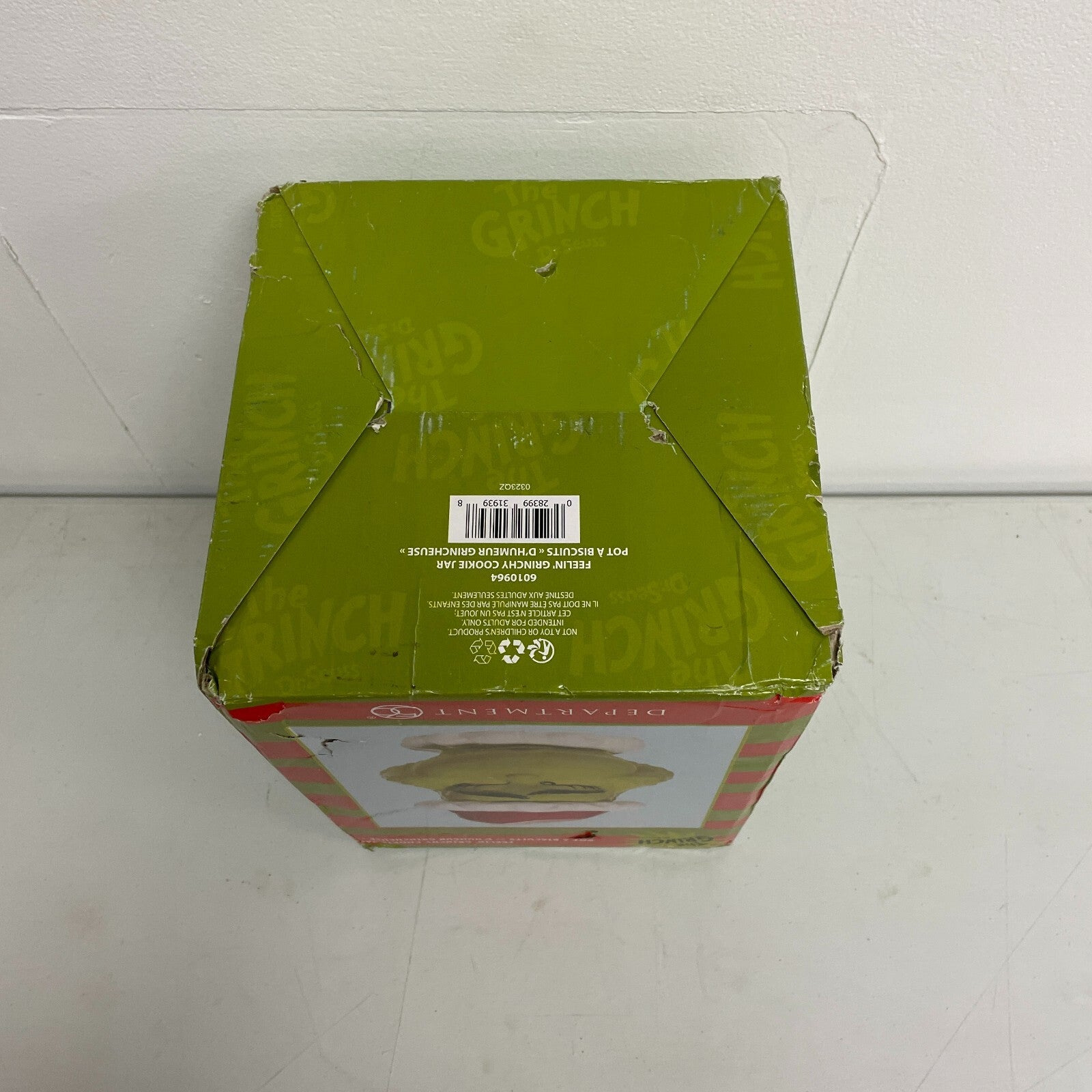 Department 56 The Grinch Who Stole Christmas Feelin' Grinchy Holiday Cookie Jar