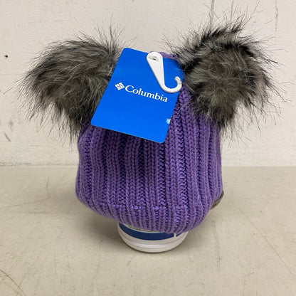 COLUMBIA SNOW PROBLEM YOUTH Girl BEANI CY0108-597 One Size (OSFM) New!