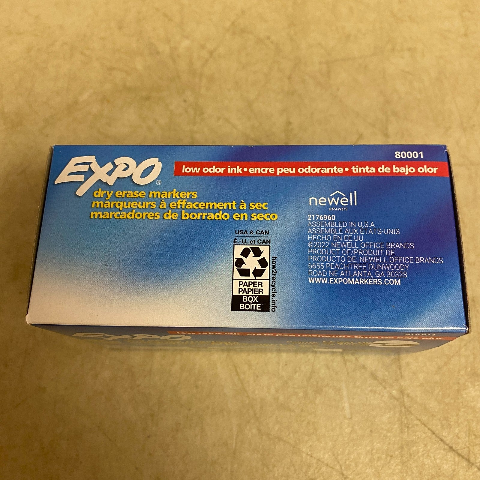 Expo Expo Low Odor Dry Erase Markers Chisel Tip Black 12 Pack 80001