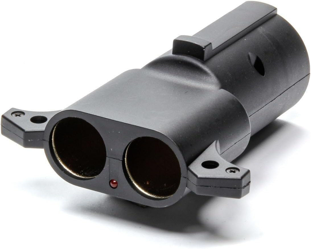 Draw-Tite Tow Ready 7-Way to Dual 12V Cigarette Lighter Adapter 118019