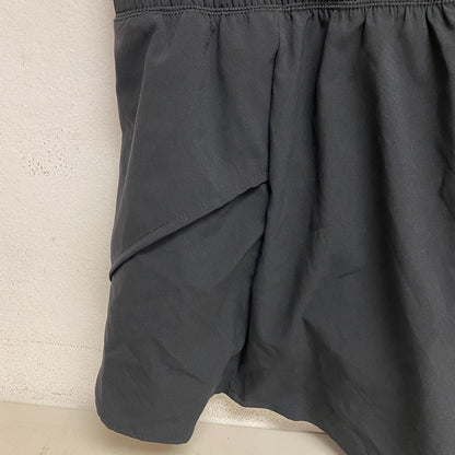 CALIA Performance Step Up Woven High Rise Petal Hem Short Pure Black WAX12259PRT