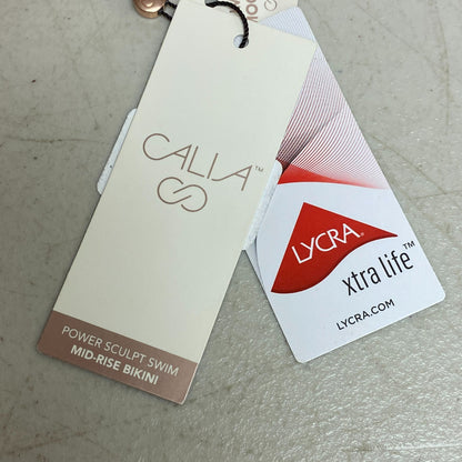 Calia Womens Power SculptSwim Bottom Mid Rise Geranium Purple bikini WSA22409