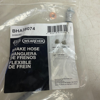 CARQUEST Brake Hydraulic Hose Black EPDM Rubber 22.95″ Model BHA38074