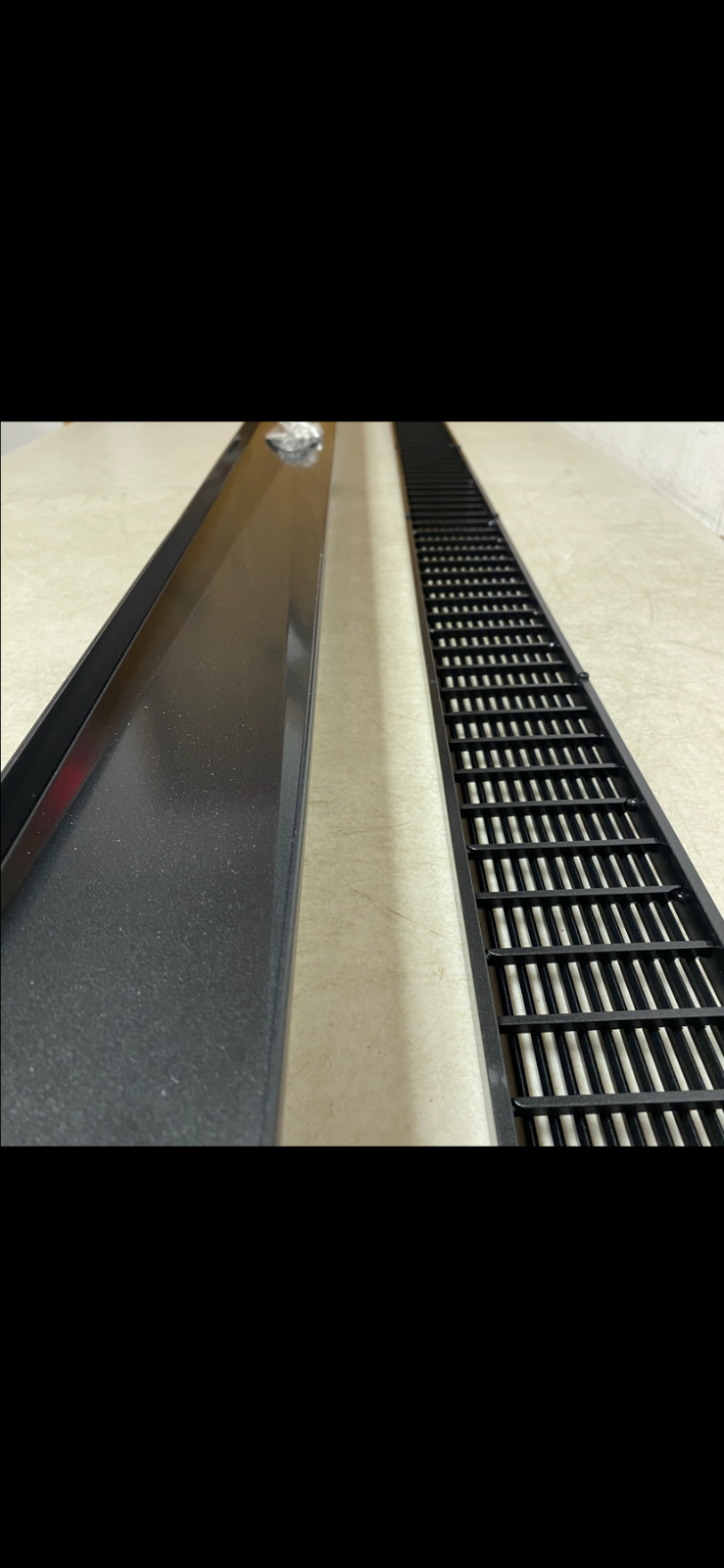 Signature Hardware 60" CARMEN OUTDOOR LINEAR SHOWER DRAIN-MATTE BLACK