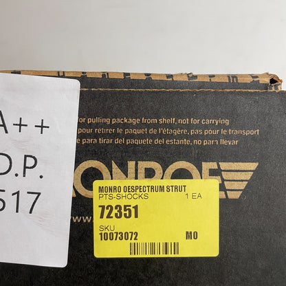 Monroe 72351 Spectrum Strut Front Driver Side Left Shock Assembly Replacement