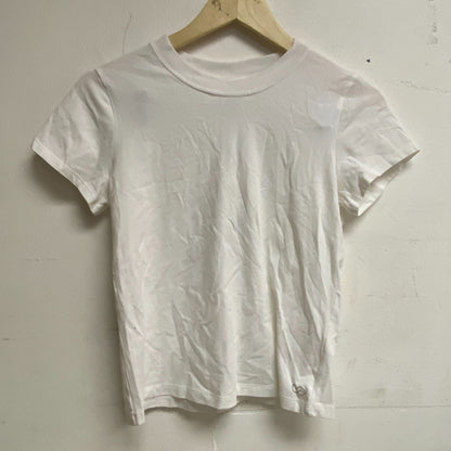 Calia Women's Everyday Shrunken Short Sleeves Crew Neck Tee Pure White WAX11248